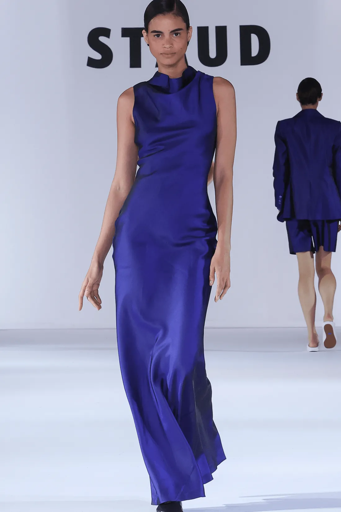STAUD ROCHELLE DRESS VIOLET Hot