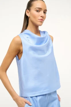 STAUD ROCHELLE TOP PERIWINKLE Discount