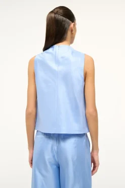STAUD ROCHELLE TOP PERIWINKLE Discount
