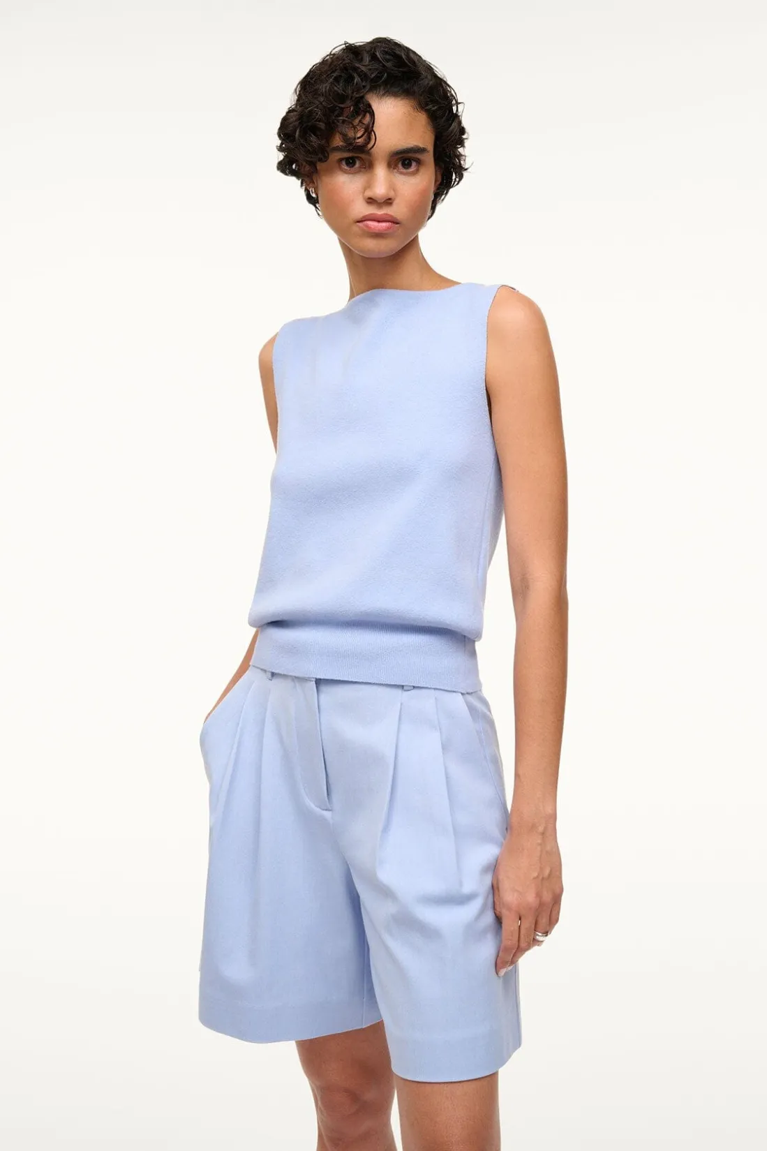STAUD ROCKI SWEATER PERIWINKLE Hot