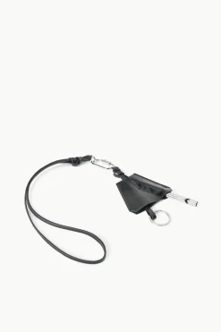 STAUD SAFETY WHISTLE KEY FOB BLACK New