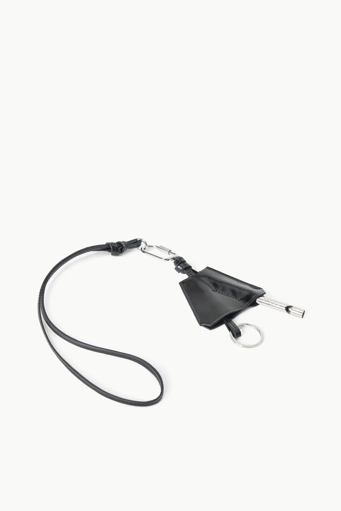 STAUD SAFETY WHISTLE KEY FOB BLACK New