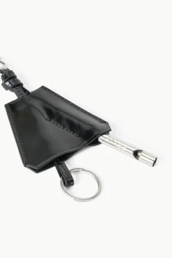 STAUD SAFETY WHISTLE KEY FOB BLACK New