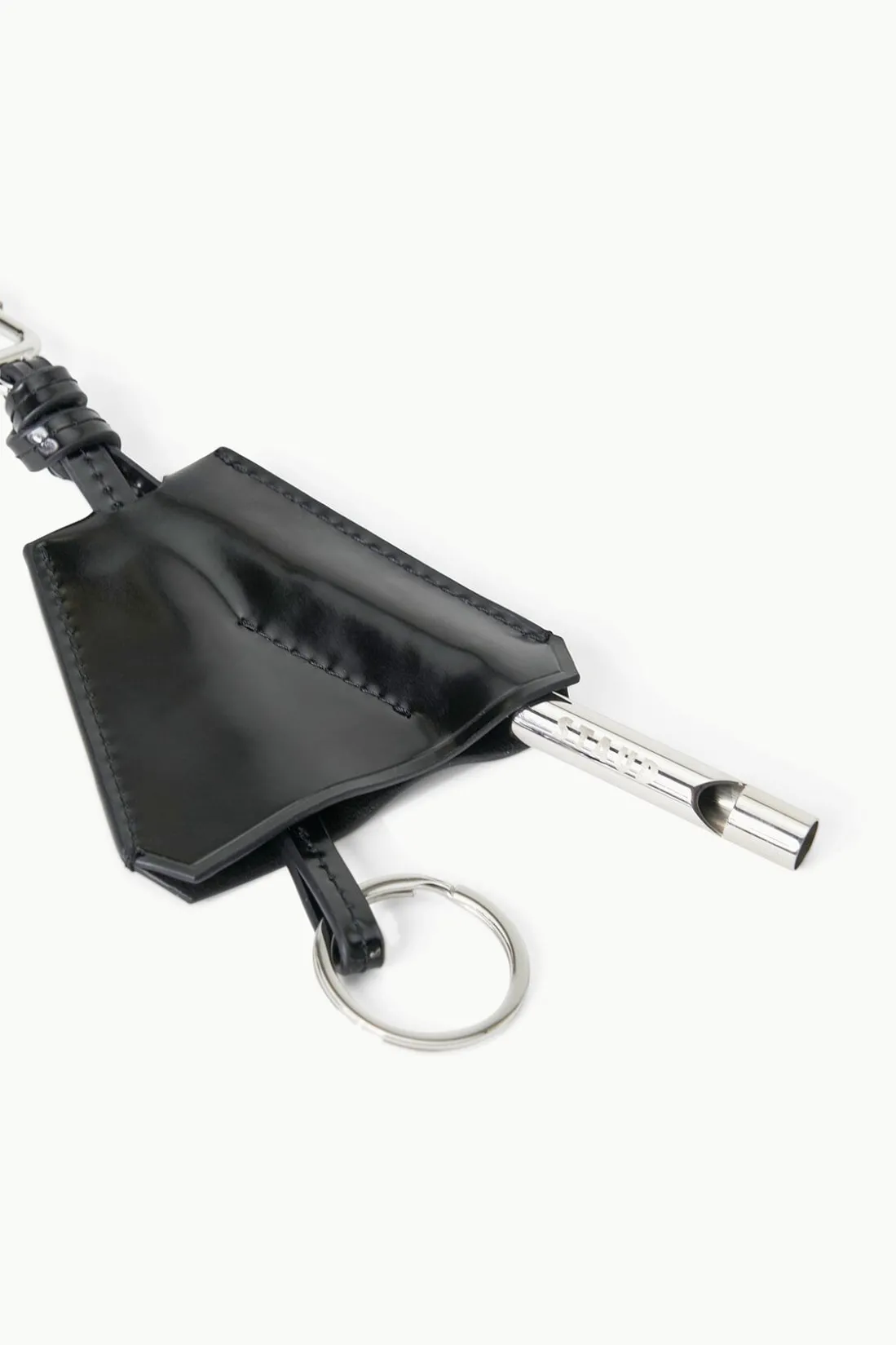STAUD SAFETY WHISTLE KEY FOB BLACK New