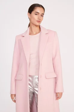 STAUD SANZA COAT  PINK SORBET PINKSORBET Online