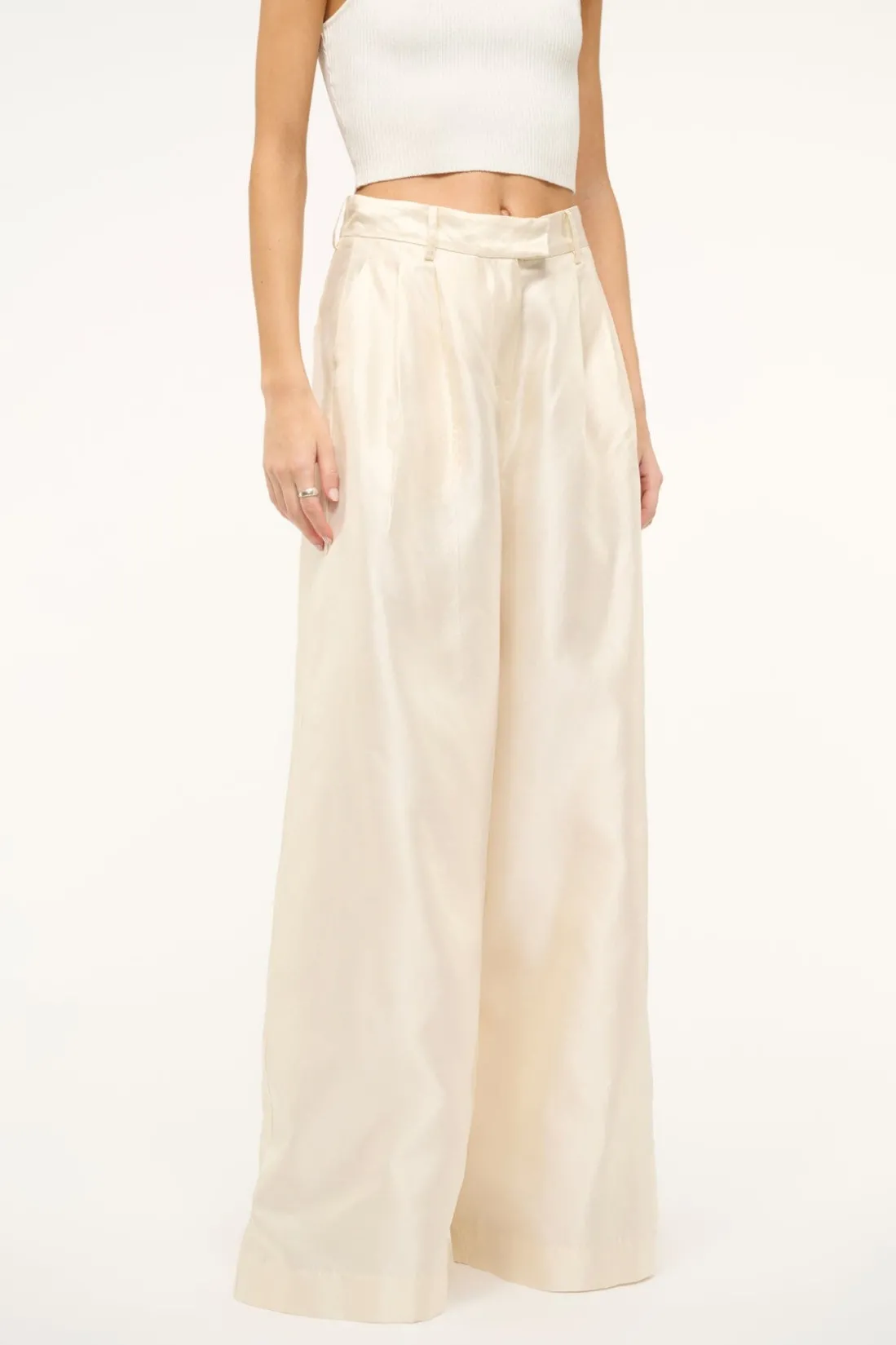 STAUD SASHA PANT IVORY Best