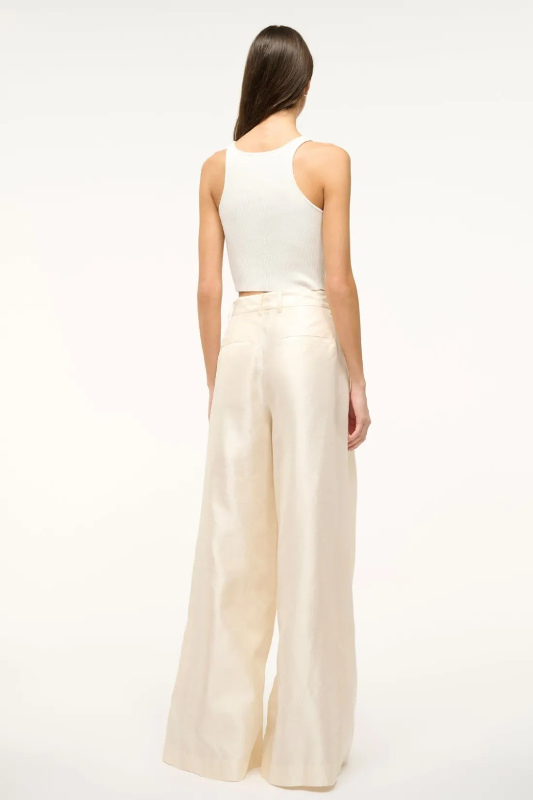 STAUD SASHA PANT IVORY Best
