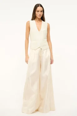 STAUD SASHA PANT IVORY Best