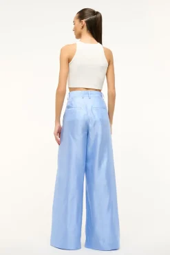 STAUD SASHA PANT   PERIWINKLE Discount
