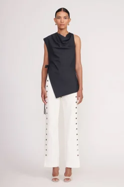 STAUD SAWYER TOP   BLACK Sale