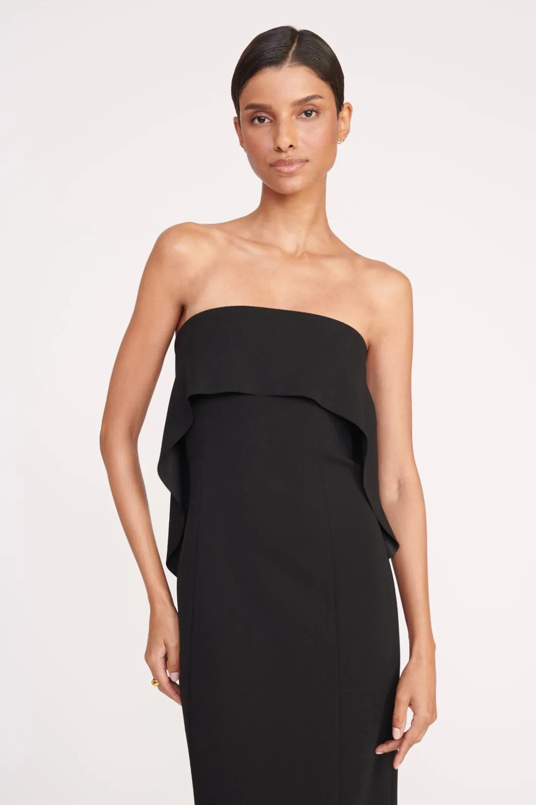 STAUD SCARLETT DRESS BLACK Outlet