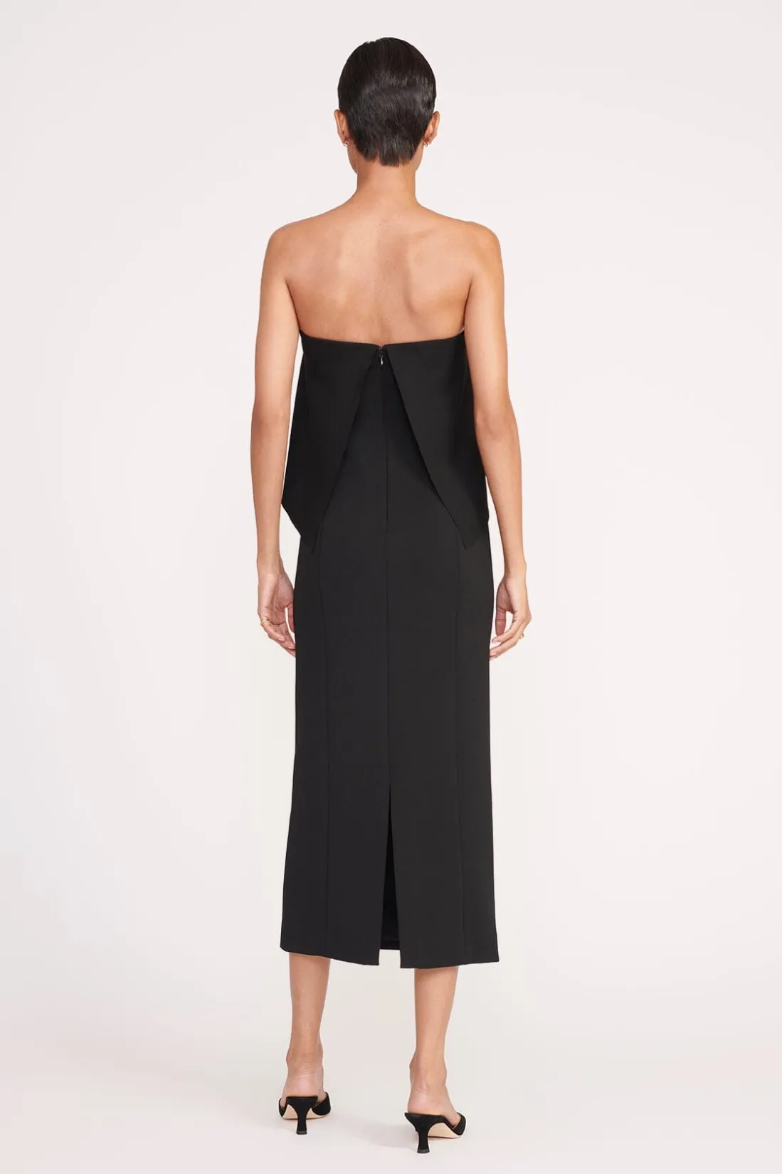STAUD SCARLETT DRESS BLACK Outlet
