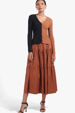STAUD SEA SKIRT TAN Outlet