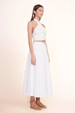 STAUD SEA SKIRT   WHITE New