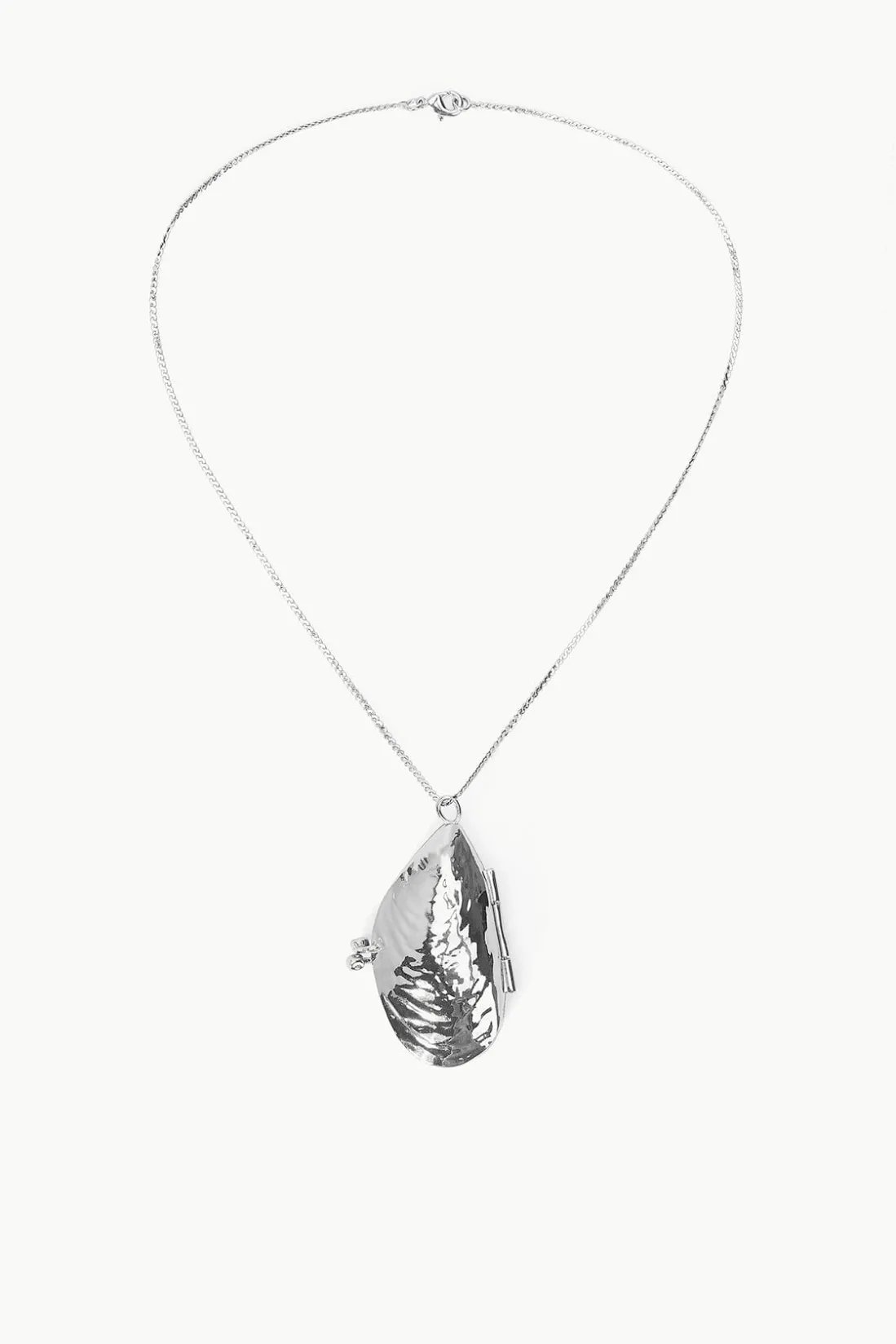 STAUD SHELL PILL CASE NECKLACE SILVER Online