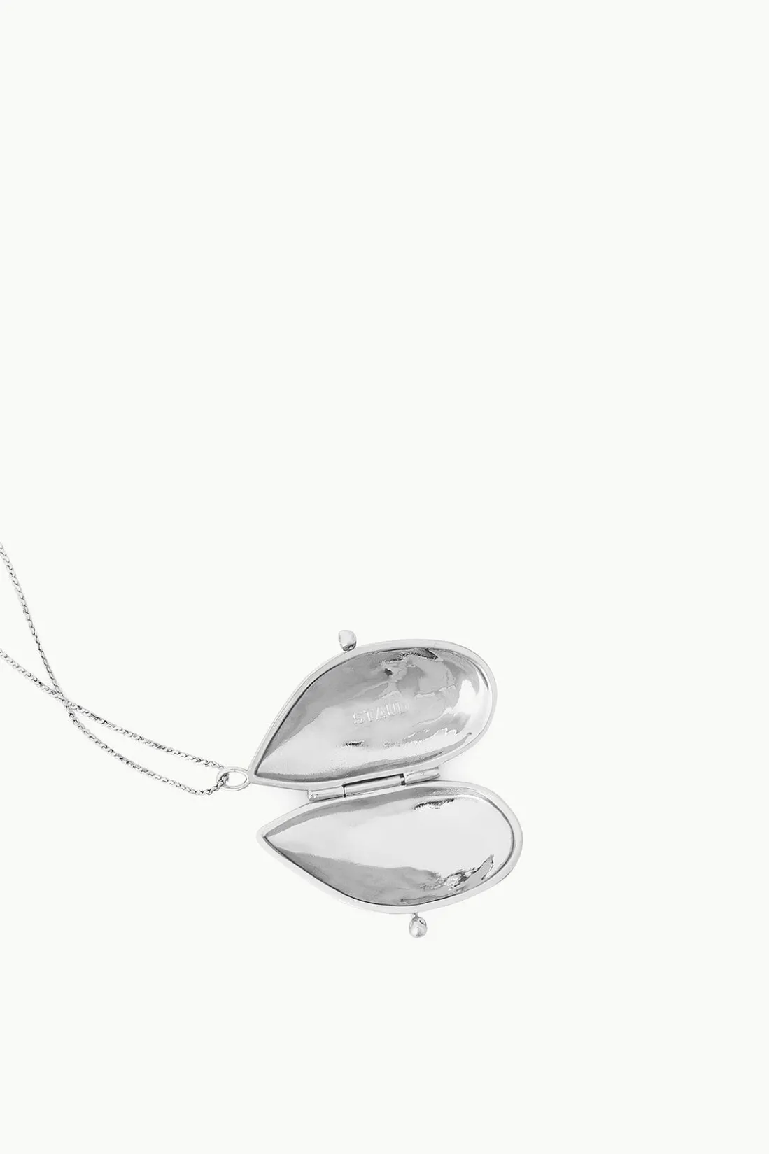 STAUD SHELL PILL CASE NECKLACE SILVER Online