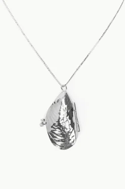STAUD SHELL PILL CASE NECKLACE SILVER Online