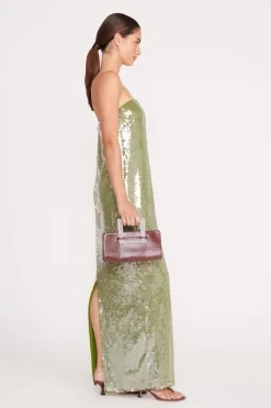STAUD SHIRLEY CONVERTIBLE CLUTCH MAHOGANY Online
