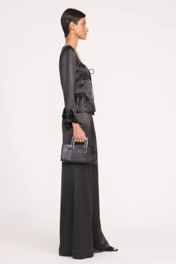 STAUD SHIRLEY CONVERTIBLE CLUTCH BLACK Hot