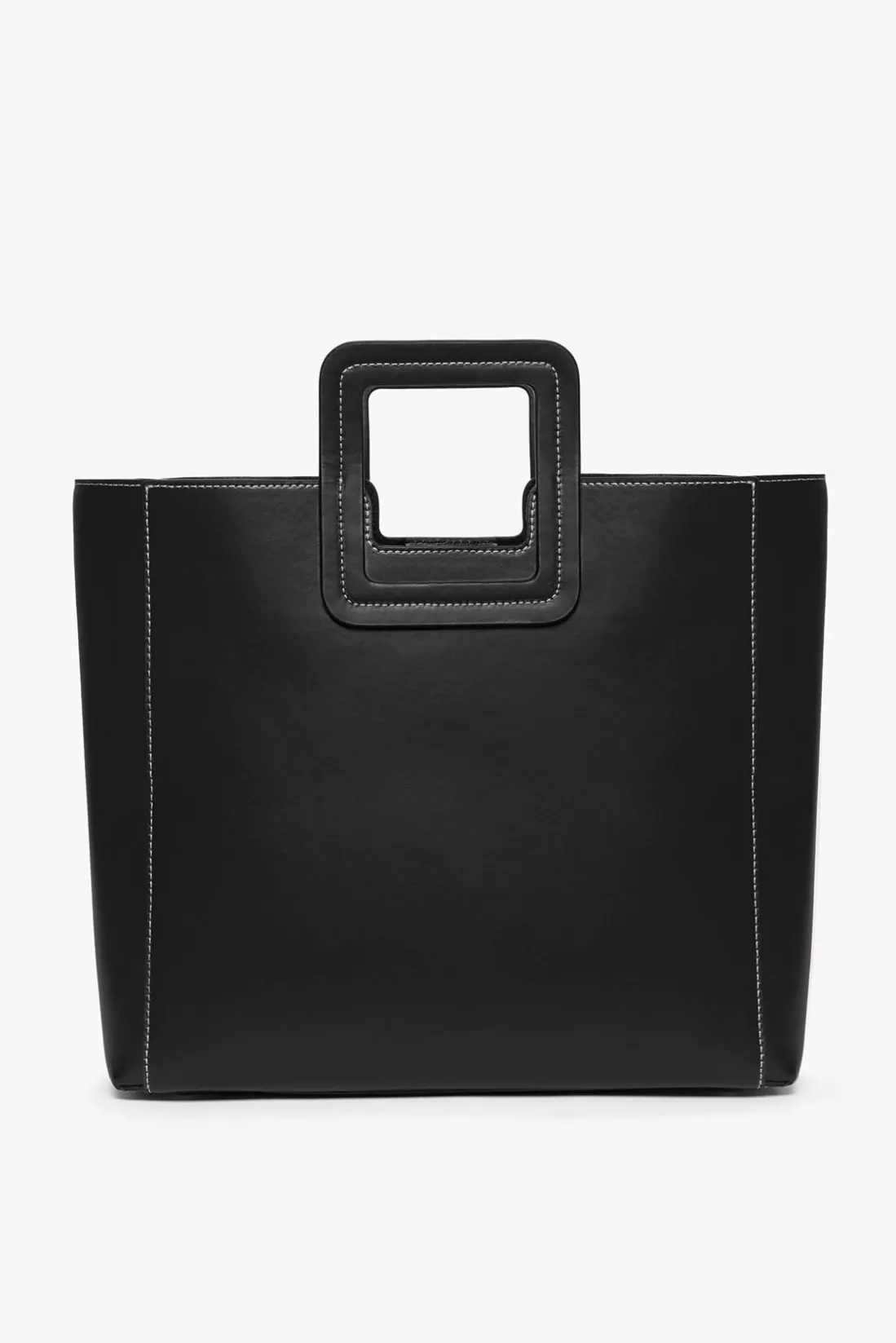 STAUD SHIRLEY LEATHER BAG BLACK Hot