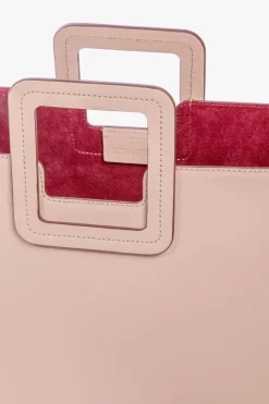 STAUD SHIRLEY LEATHER BAG   BLUSH Online