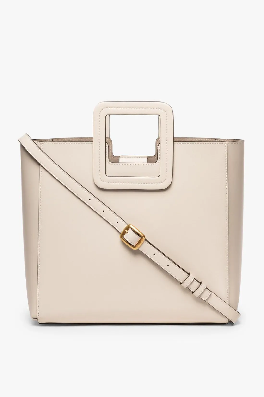 STAUD SHIRLEY LEATHER BAG CREAM Online