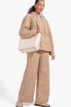 STAUD SHIRLEY LEATHER BAG   CREAM Online