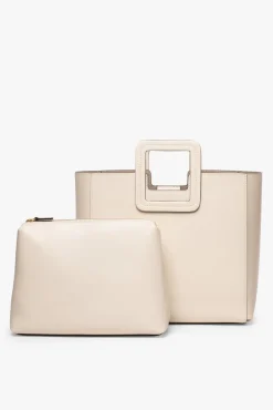 STAUD SHIRLEY LEATHER BAG CREAM Online