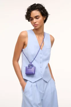 STAUD SHIRLEY MICRO NECKLACE   VIOLET Sale