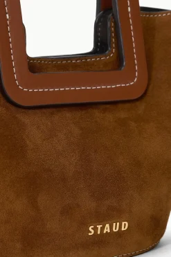 STAUD SHIRLEY MINI BUCKET BAG   TAN Hot