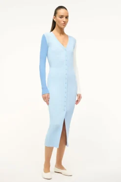 STAUD SHOKO SWEATER  PERIWINKLE MULTI PERIWINKLEMULTI Discount