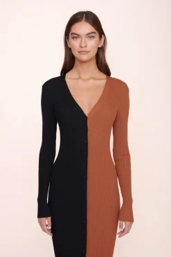 STAUD SHOKO SWEATER  TAN BLACK TANBLACK Sale