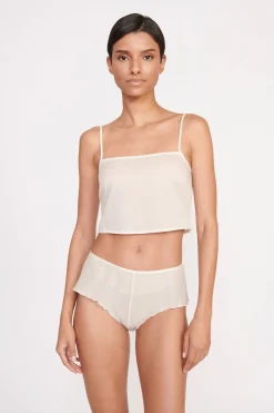STAUD SHOSHANA SHORT   IVORY Online