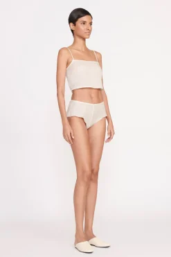 STAUD SHOSHANA SHORT   IVORY Online