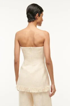 STAUD SILVIA TOP IVORY Hot