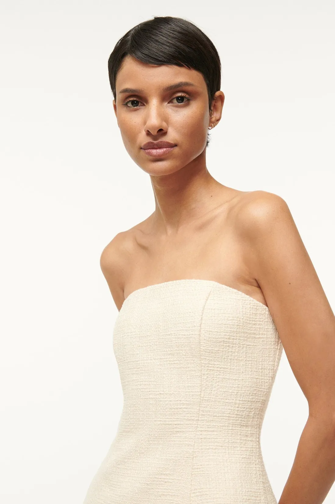 STAUD SILVIA TOP IVORY Hot