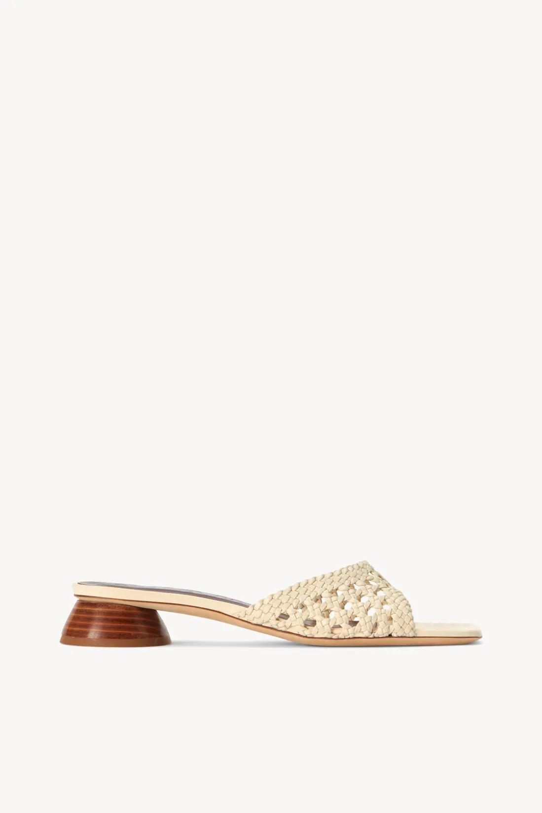 STAUD SIMONE CROCHET HEEL CREAM Hot