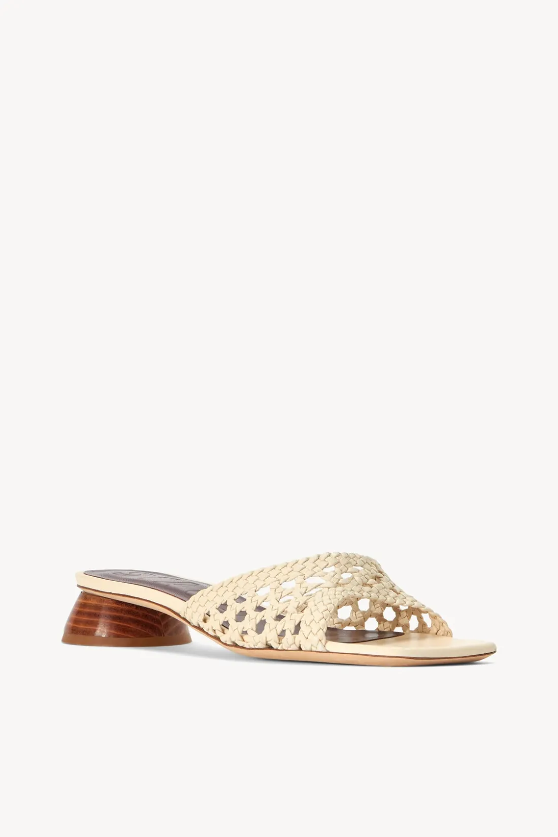 STAUD SIMONE CROCHET HEEL CREAM Hot