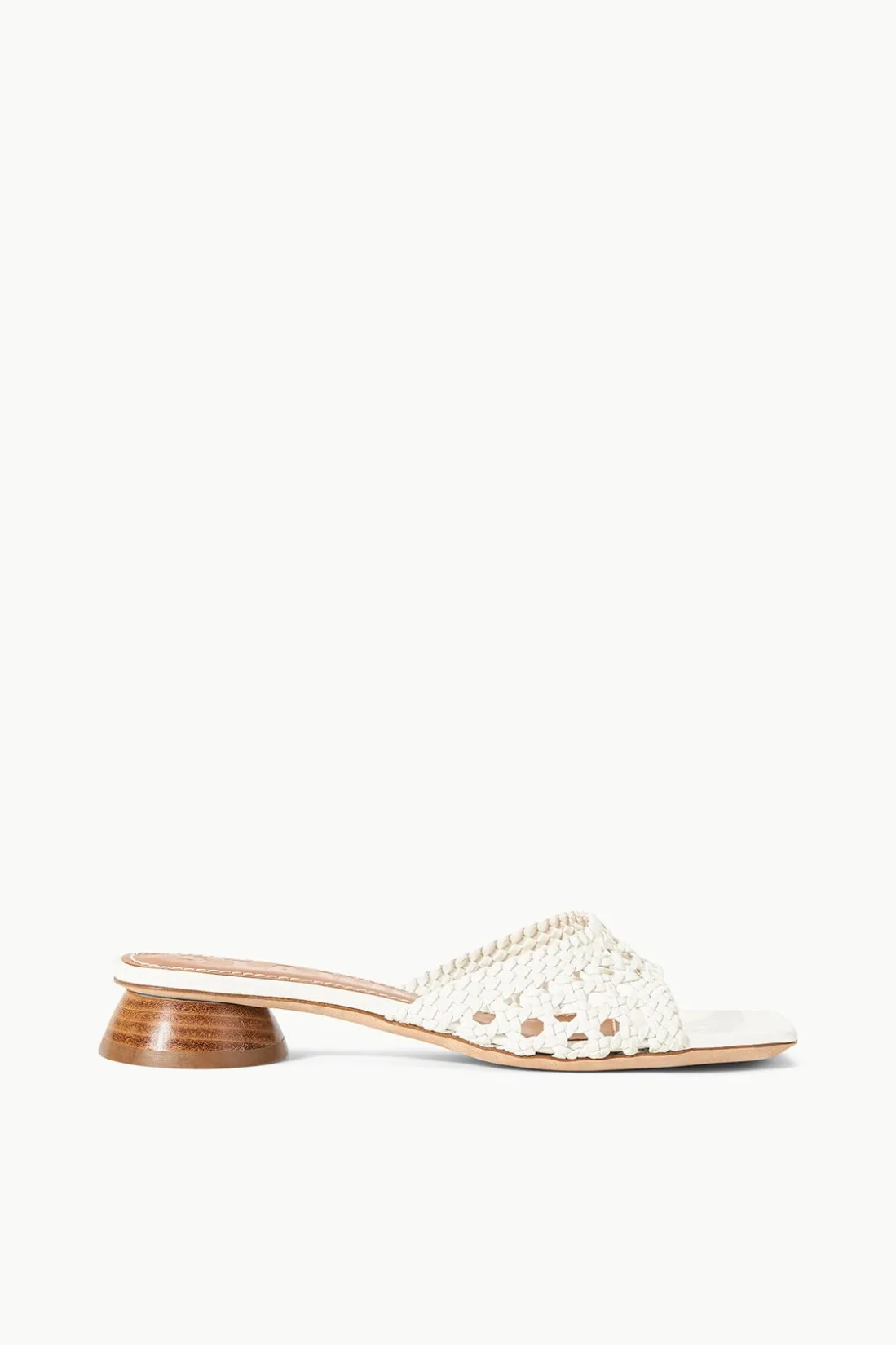 STAUD SIMONE CROCHET HEEL PAPER