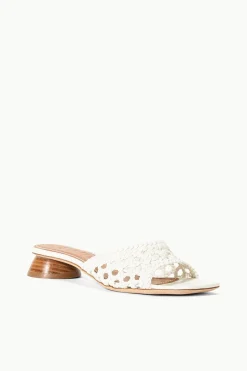 STAUD SIMONE CROCHET HEEL   PAPER