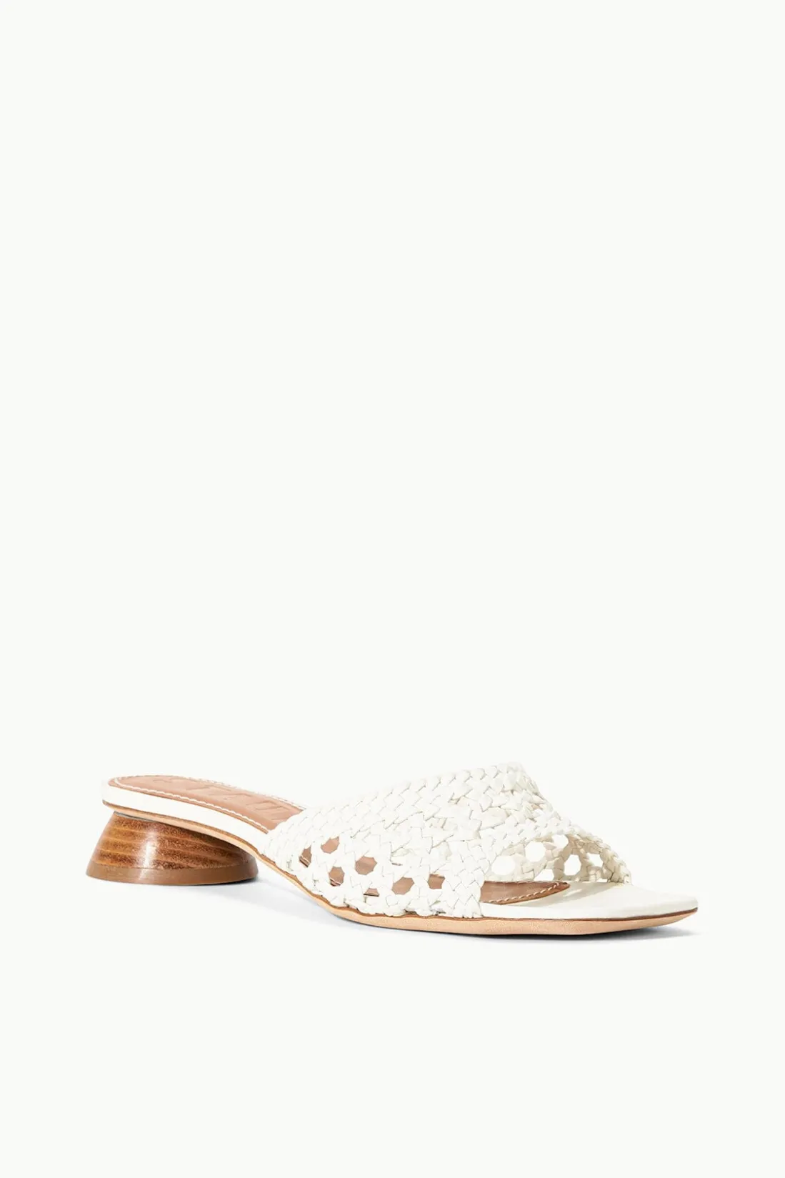 STAUD SIMONE CROCHET HEEL PAPER