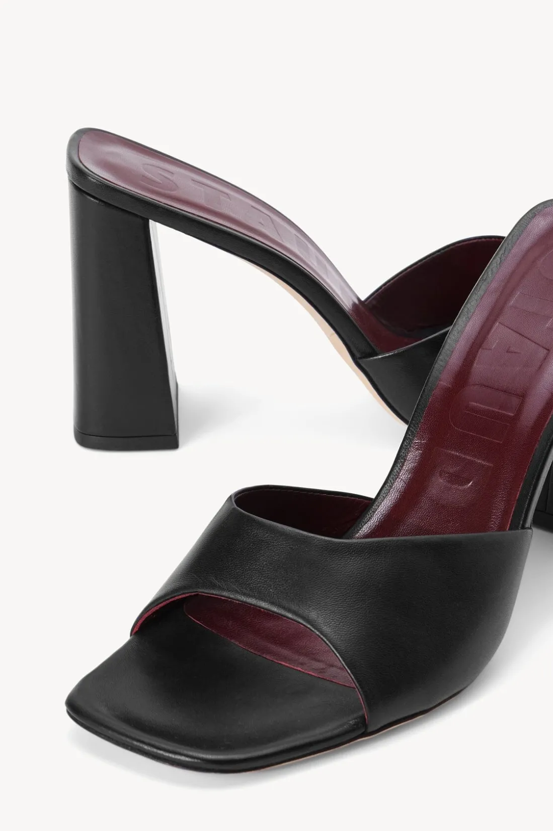 STAUD SLOANE HEEL BLACK New