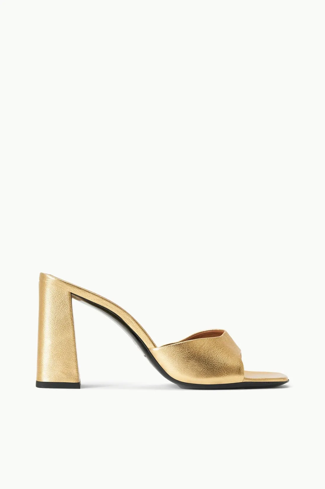 STAUD SLOANE HEEL GOLD Hot