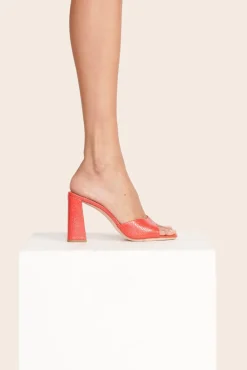 STAUD SLOANE HEEL  RED ROSE REDROSE Online