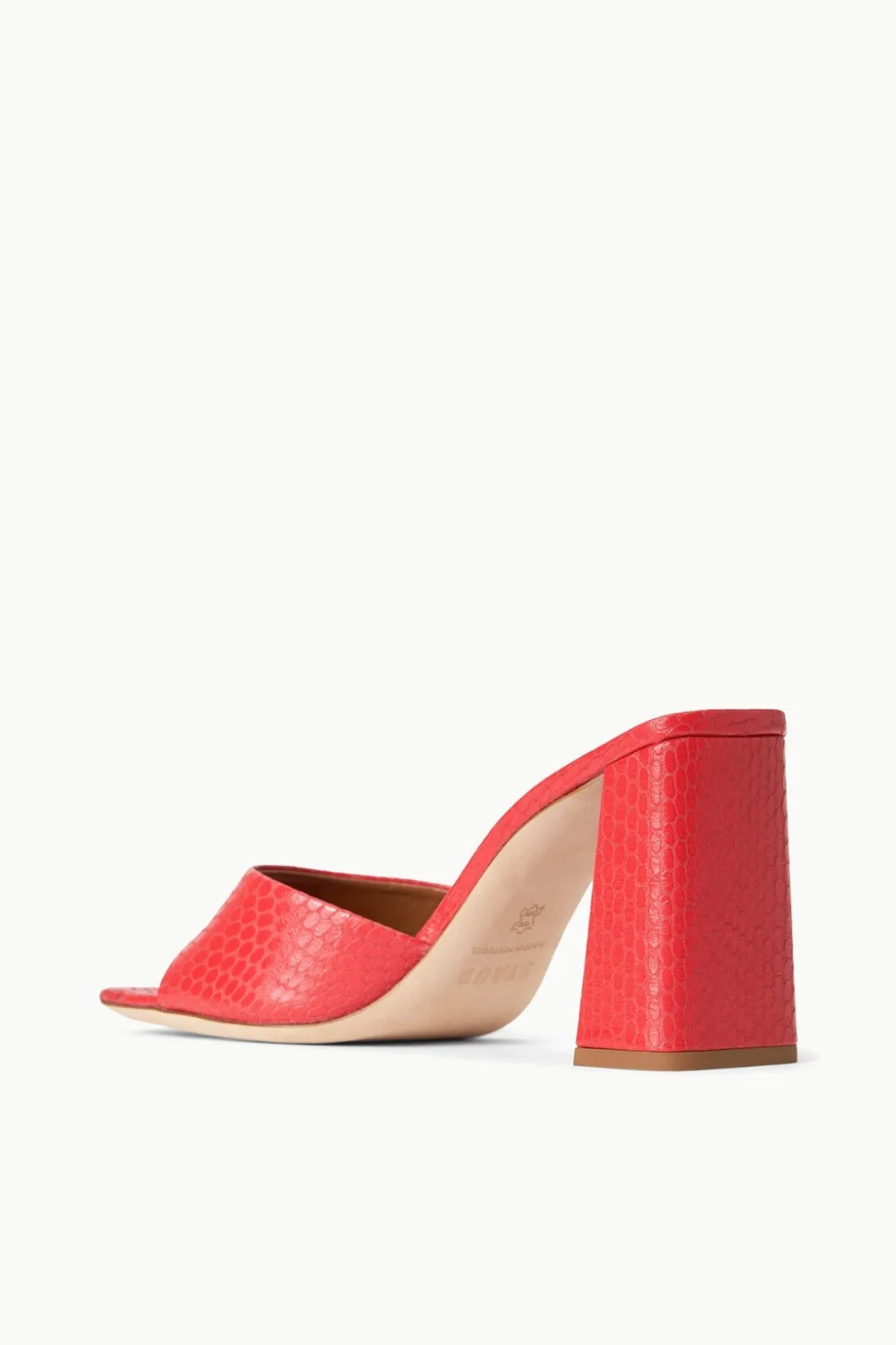STAUD SLOANE HEEL RED ROSE REDROSE Online