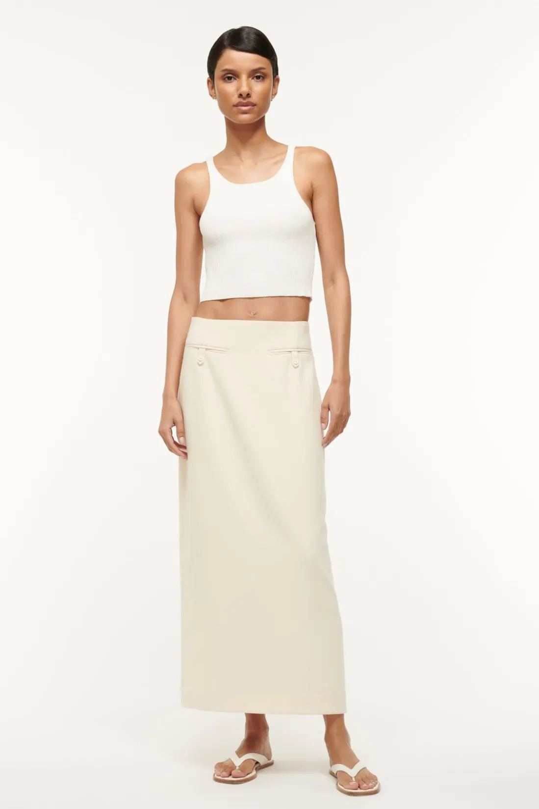 STAUD SMITH SKIRT ECRU Hot