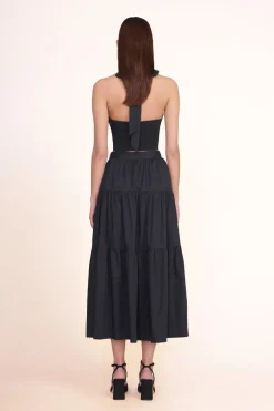 STAUD SMOCKED KAI TOP BLACK Sale