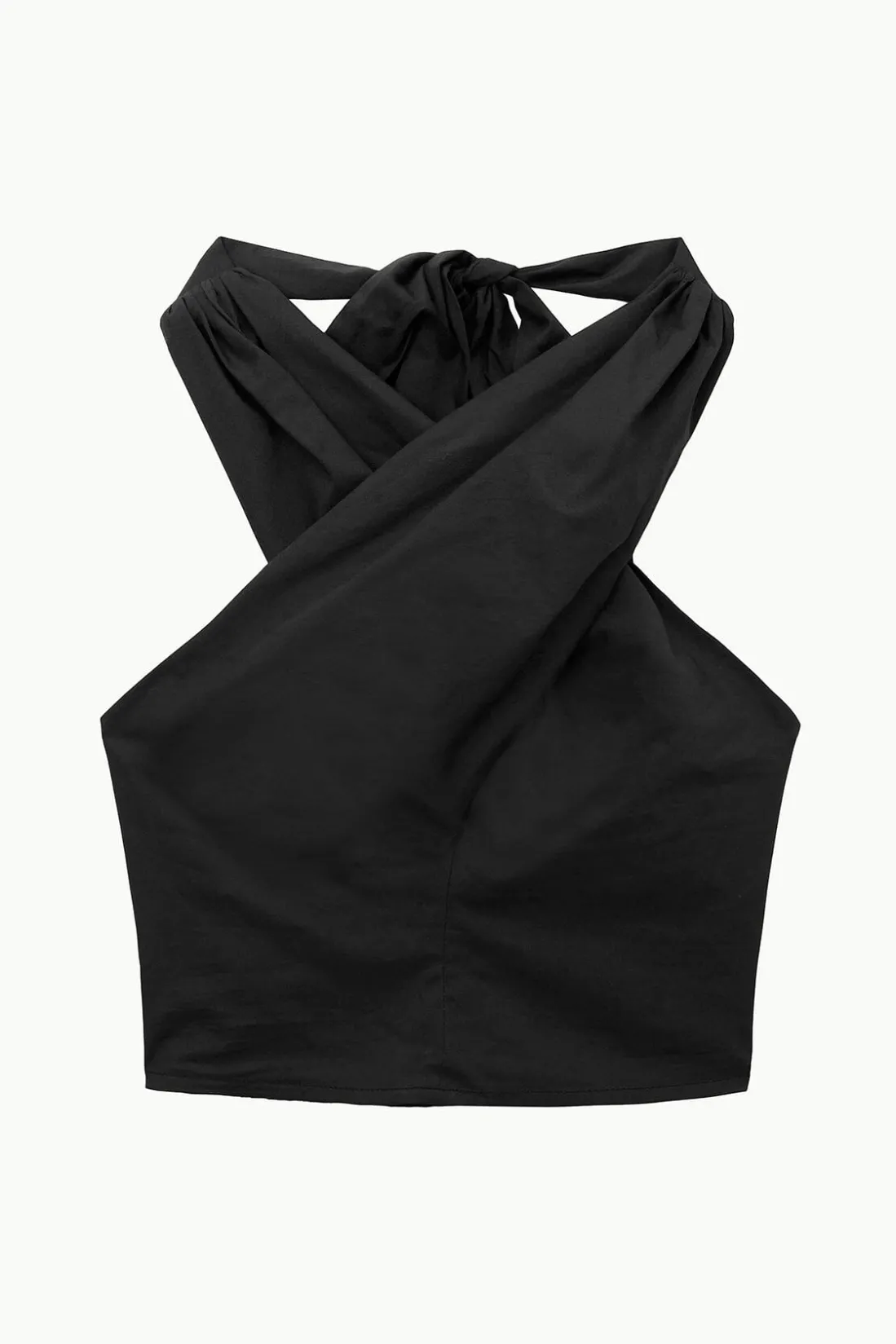 STAUD SMOCKED KAI TOP BLACK Sale