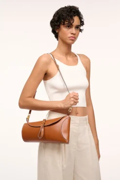 STAUD SOFYA SHOULDER BAG   TAN Discount
