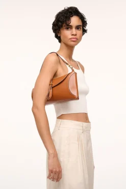 STAUD SOFYA SHOULDER BAG   TAN Discount